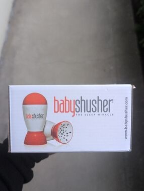 Baby Shusher Portable Baby Sound Soother - Orange/White